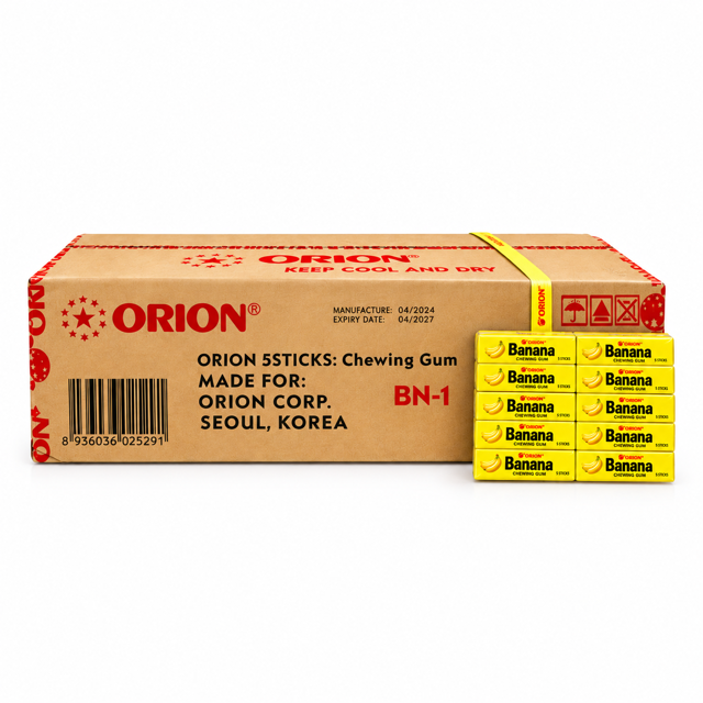 🍌 کارتن آدامس موزی اوریون 50 بسته ۲۰ تایی | ORION